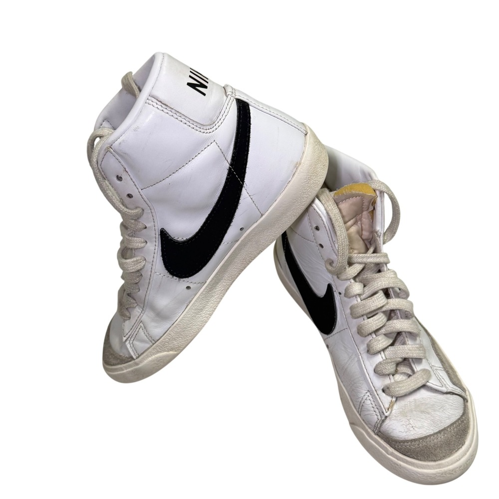Nike Blazer Mid 77 Vintage White High Top Sneakers CZ1055-100  US‎ 5